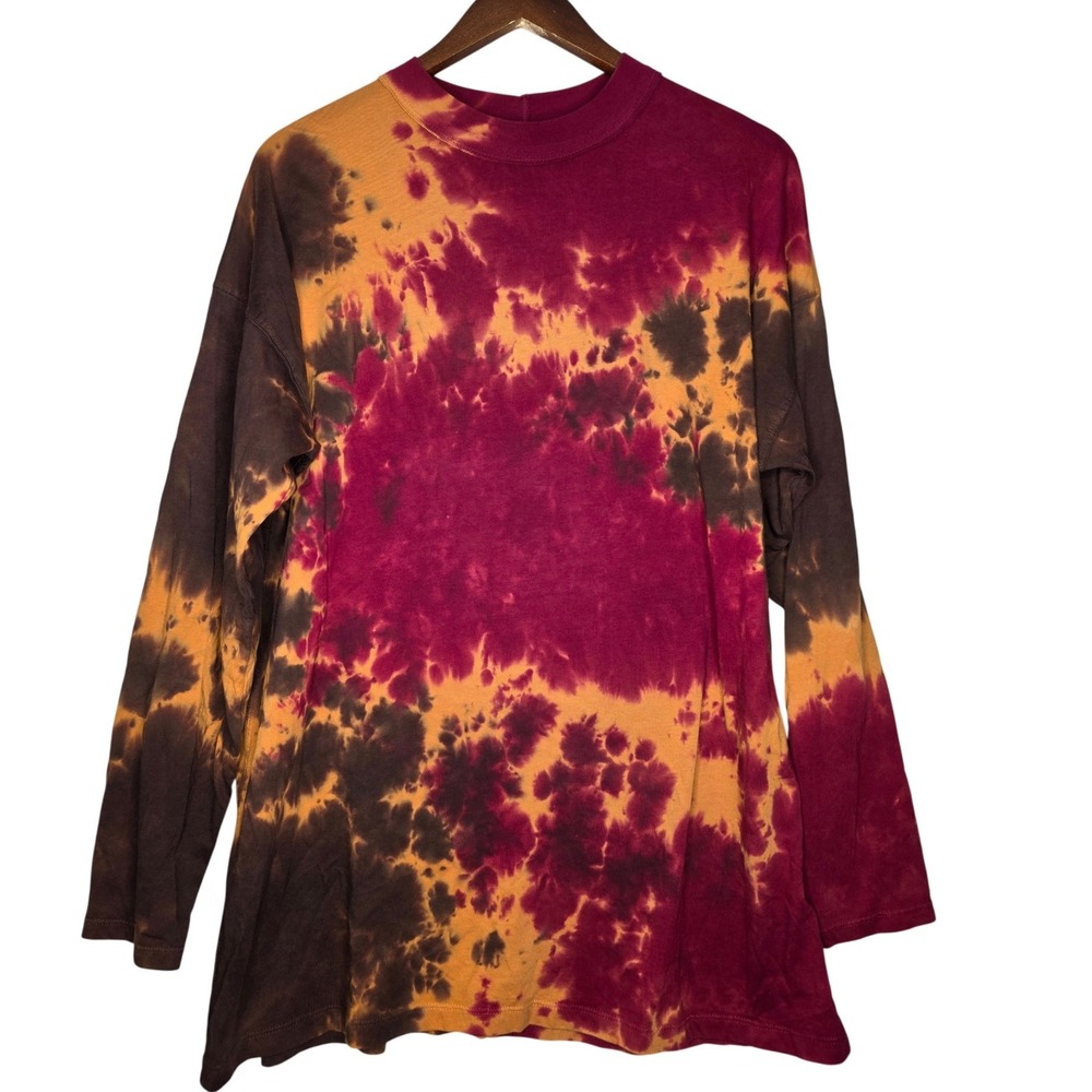 Free people We the Free Small Tie-Dyed Long-Sleeve T-Shirt
